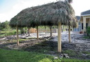 Custom built tiki huts